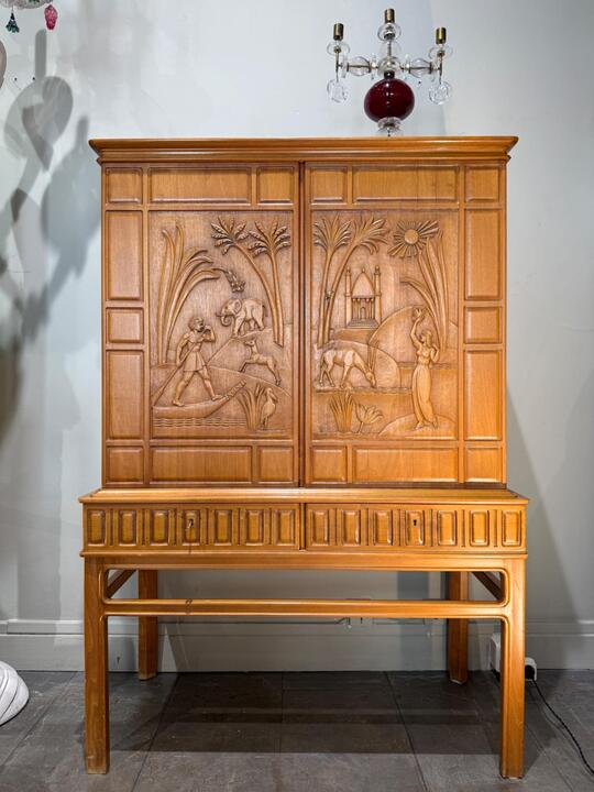 Eugen Hoglund cabinet 1963 signed