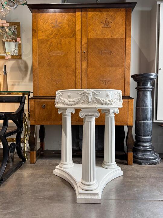 Flower table Gustavsberg Sweden early 20thc 