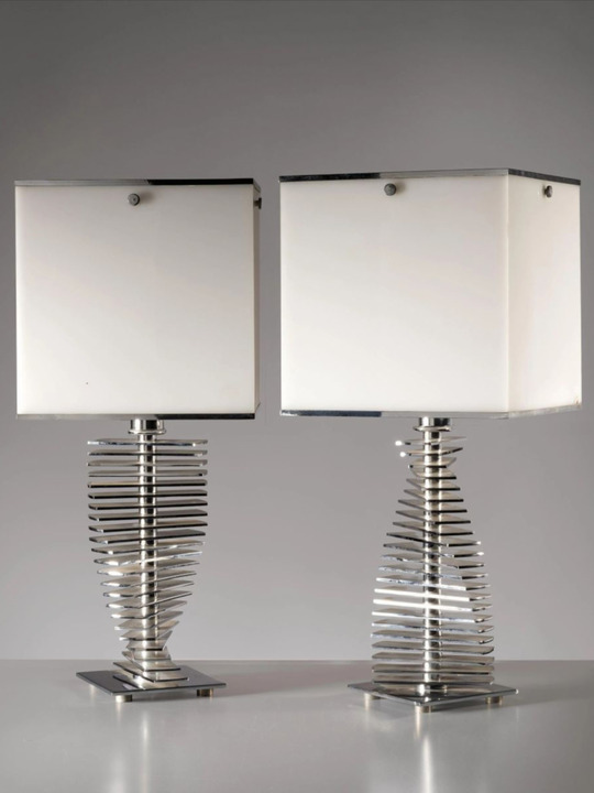 Pair of 1970 lamps italy 